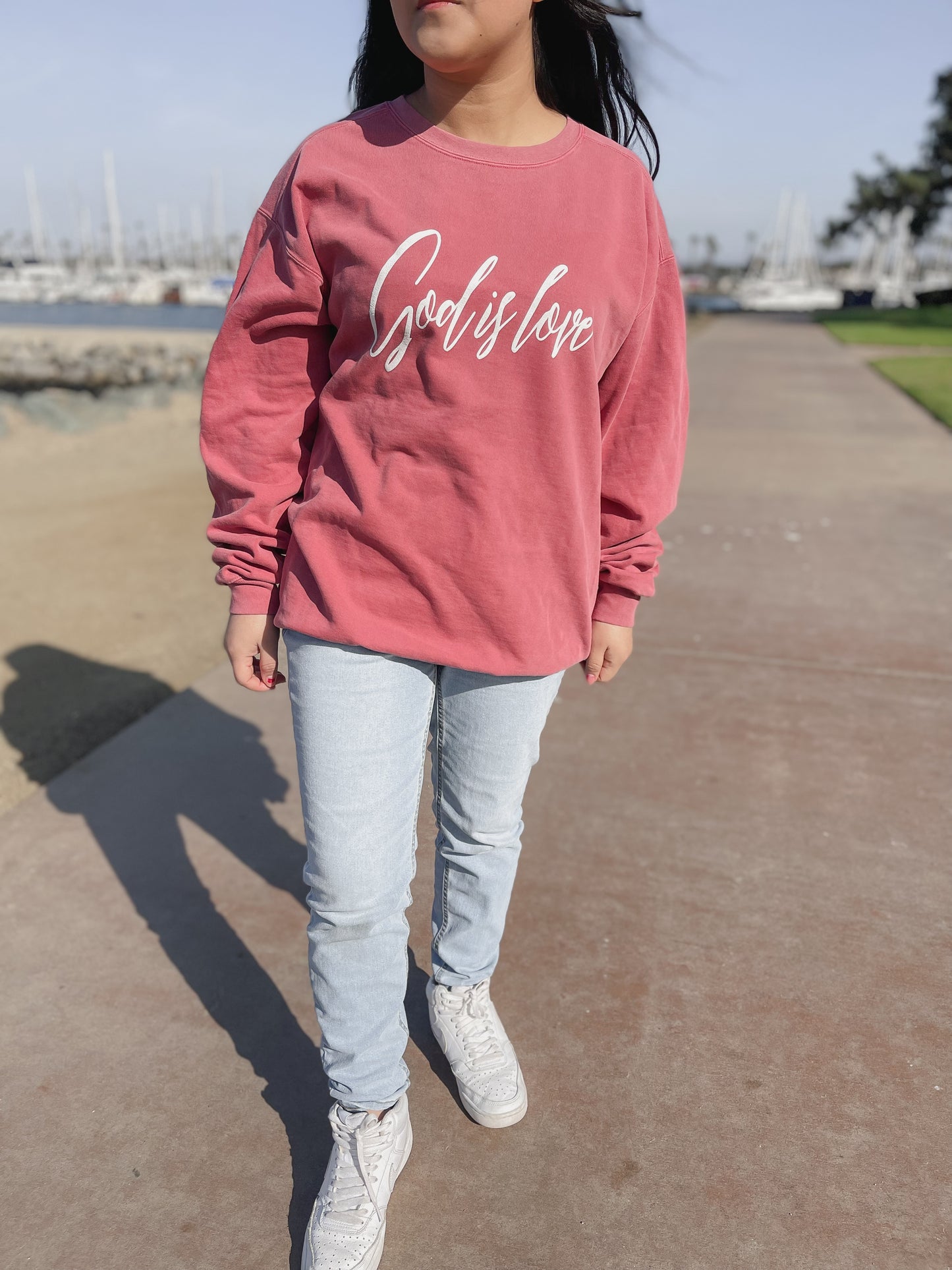 God is Love Comfort Colors Pullover