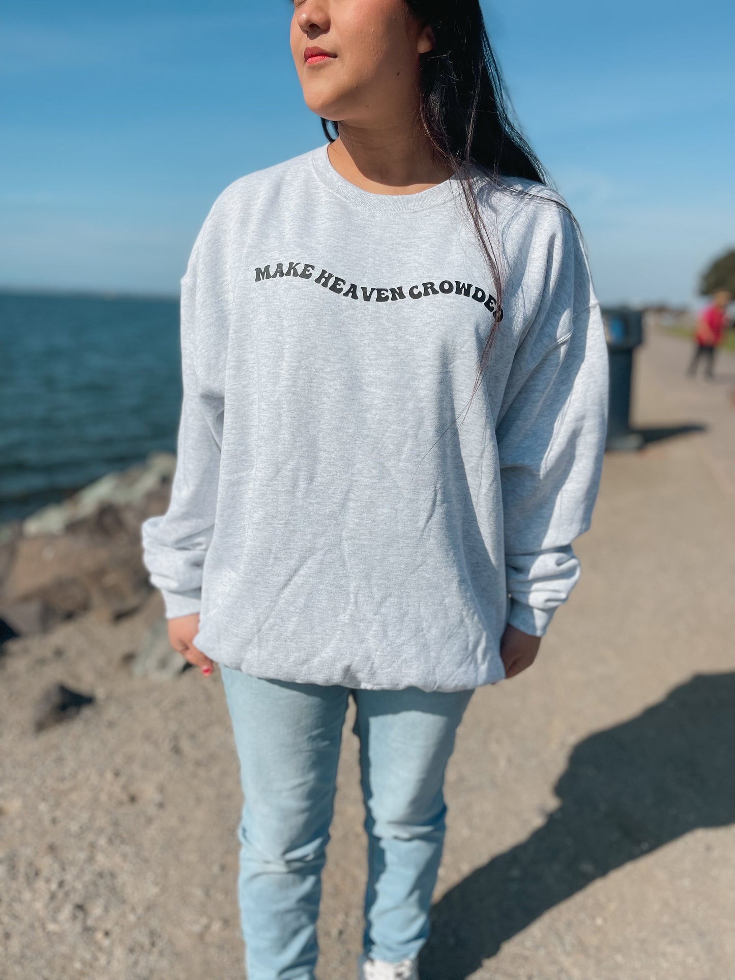 Make Heaven Crowded Crewneck Sweater
