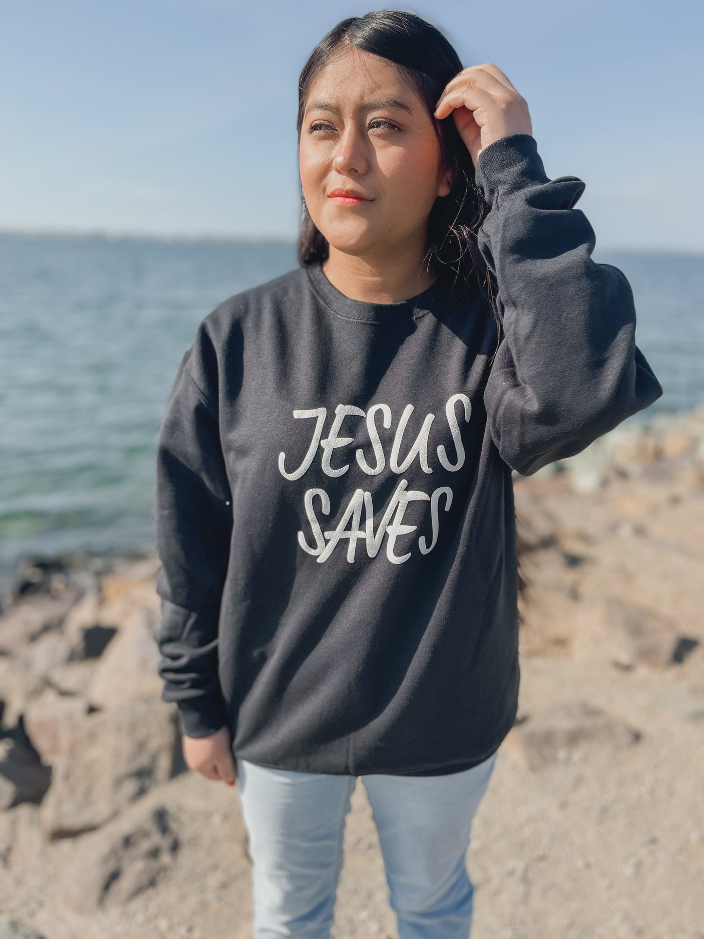 Jesus Saves Sweater