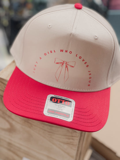 Just a girl who loves Jesus Hat