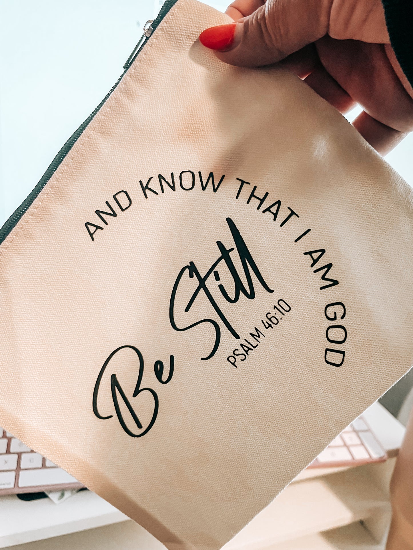 Be Still & Know Pouch