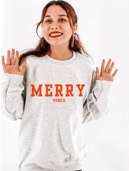 Merry Vibes Crewneck