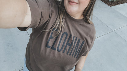 ELOHIM Chocolate Brown Tee